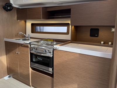 Galley of Agios, a Beneteau Oceanis 37.1 sailboat at Grad Pula, Croatia