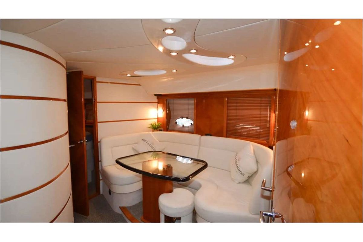 Salon of Premium, a Focus Motor Yachts Focus Power 44 motorboat at Općina Sukošan, Croatia