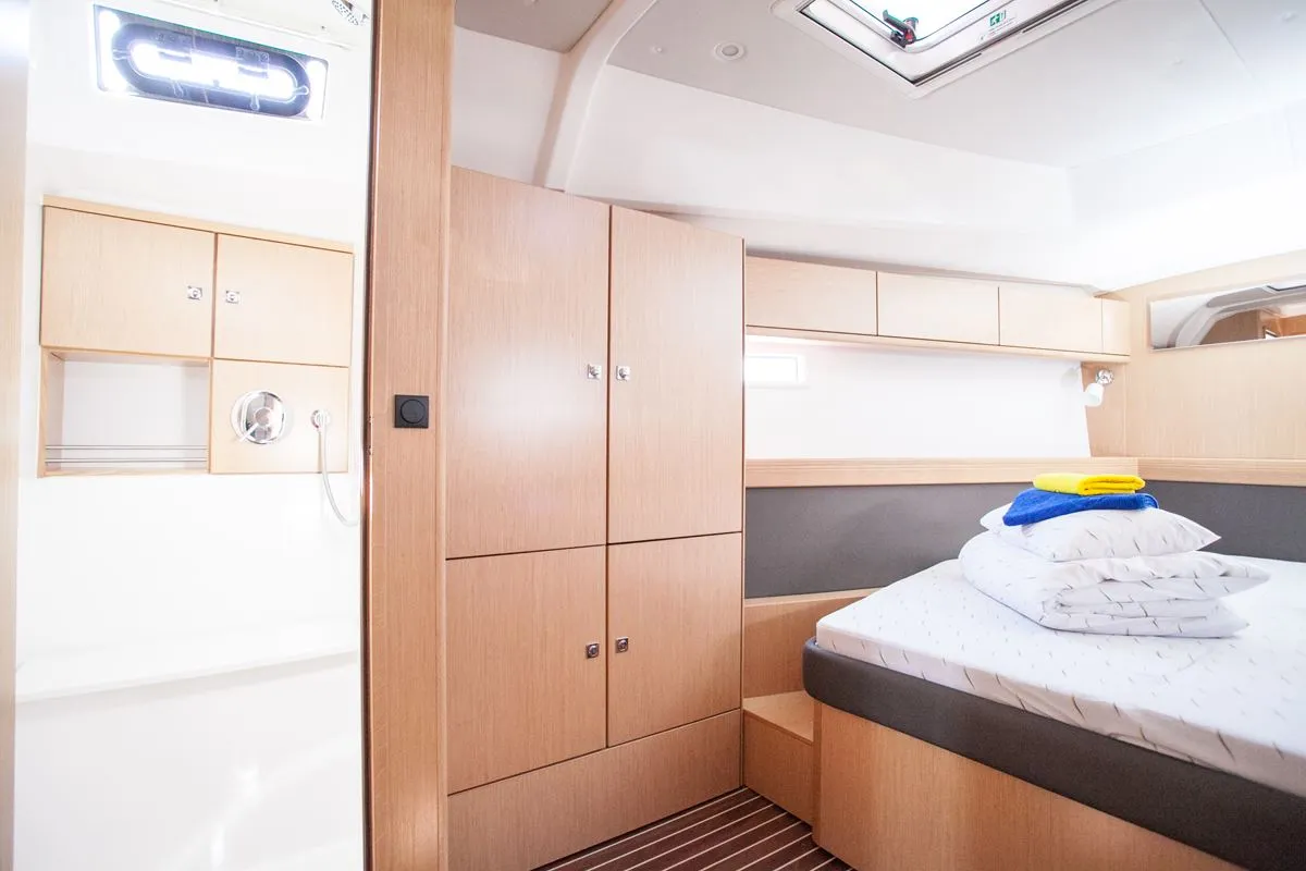 'njoy, a Bavaria Cruiser 46 sailboat at Dubrovnik, Croatia