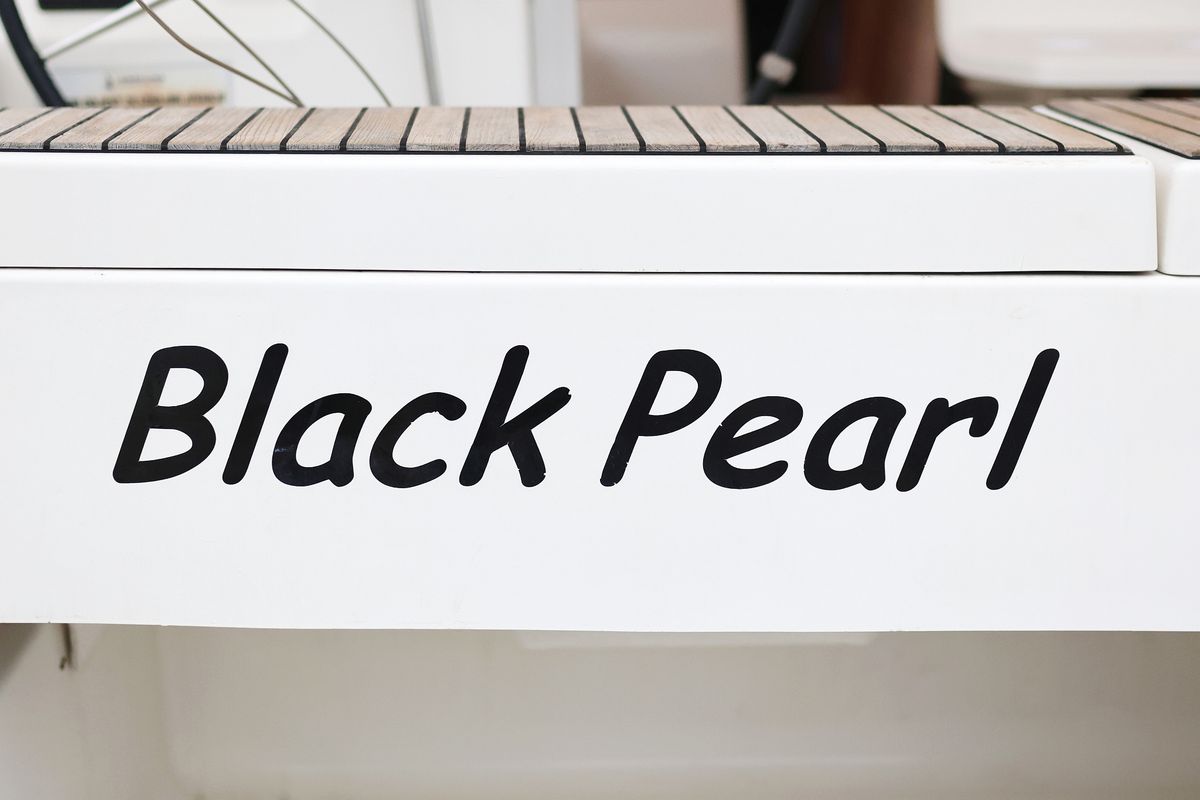 Black Pearl, a Dufour 412 GL sailboat at Grad Biograd na Moru, Croatia
