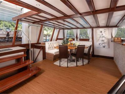 Cabin on Nautilus, a Unknown Nautilus yacht at Split, Croatia