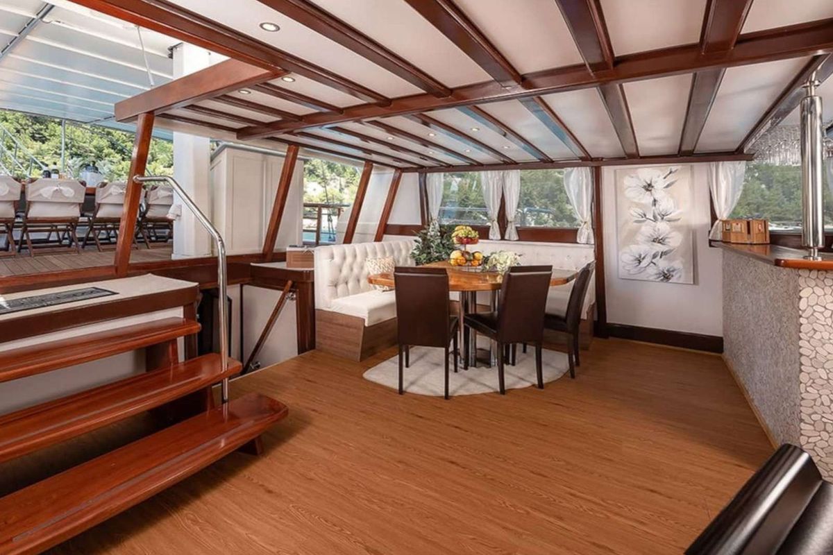 Cabin on Nautilus, a Unknown Nautilus yacht at Split, Croatia