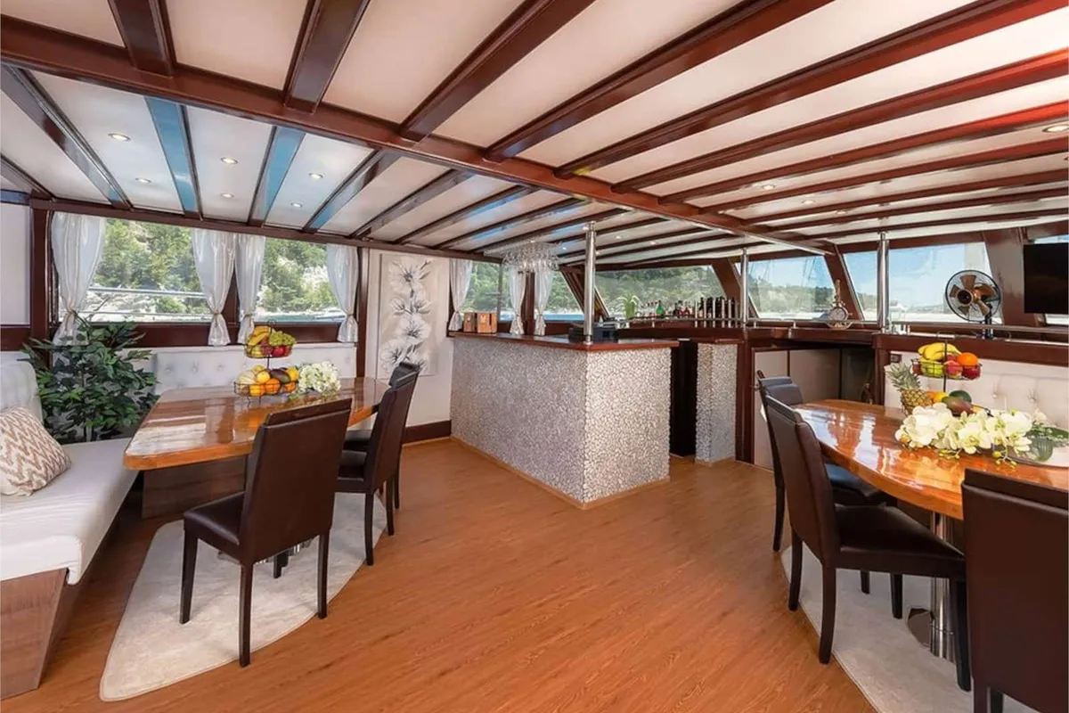 Salon of Nautilus, a Unknown Nautilus yacht at Split, Croatia