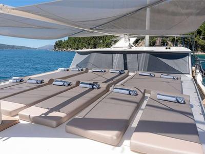 Deck of Nautilus, a Unknown Nautilus yacht at Split, Croatia