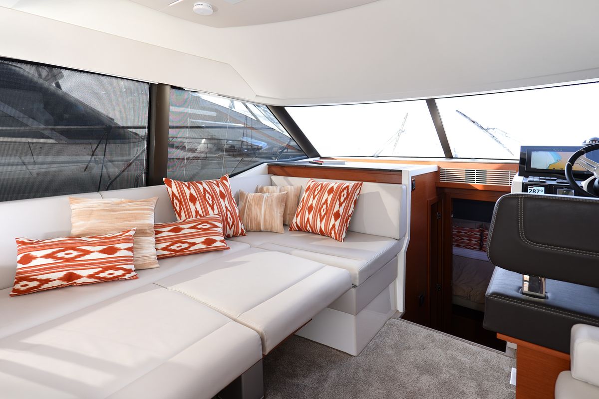 Salon of My Love II, a Prestige 42 Fly motorboat at Llucmajor, Spain