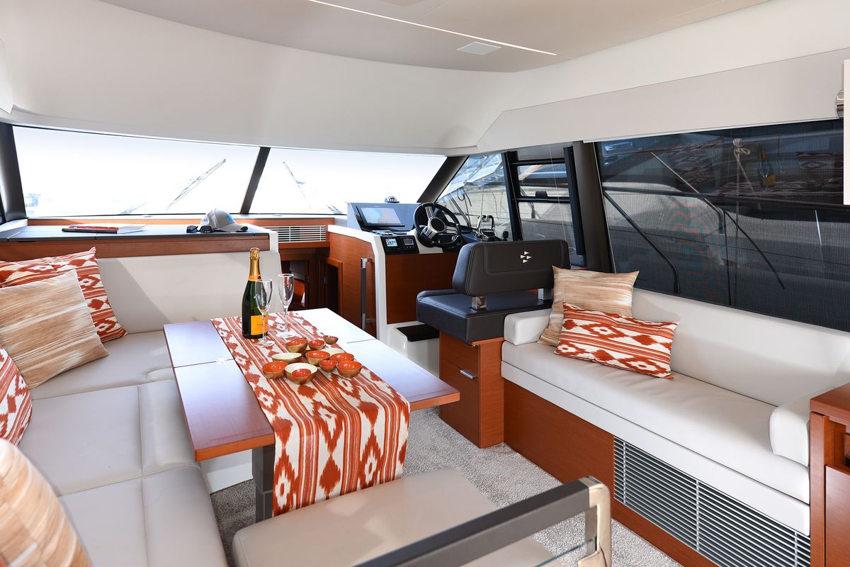 Salon of My Love II, a Prestige 42 Fly motorboat at Llucmajor, Spain