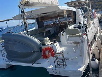 Exterior view of Filippos III, a Bali Catsmart catamaran at Zakynthos Municipal Unit, Greece