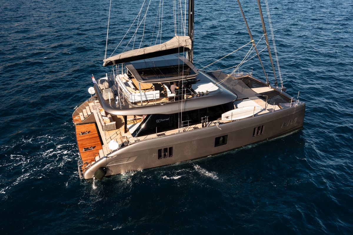 Cabin on Ahalya, a Sunreef Yachts Sunreef 60 catamaran at Grad Kaštela, Croatia
