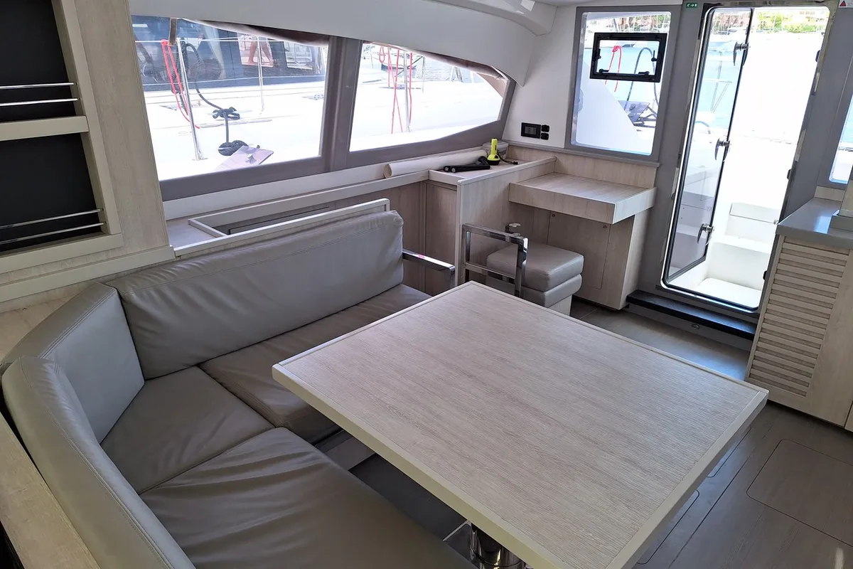 Bellambriana, a Leopard 40 catamaran at Tonnarella, Italy