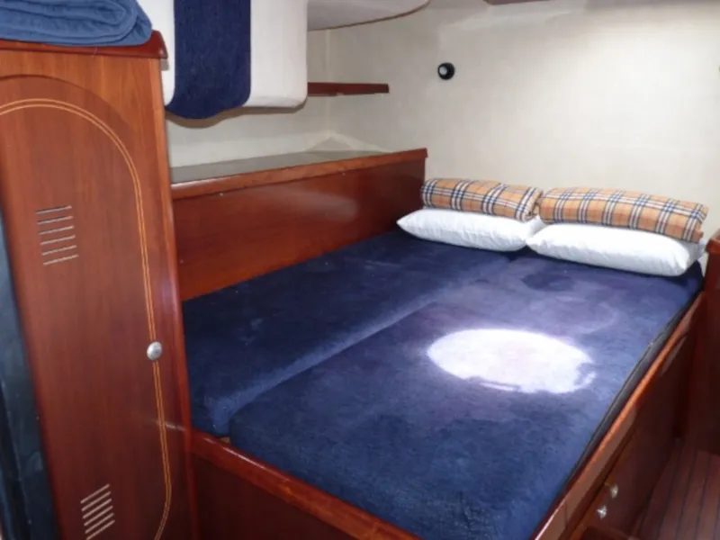 Cabin on Artemis K, a Fountaine Pajot Belize 43 - 4 + 2 cab. catamaran at Municipal Unit of Lefkada, Greece