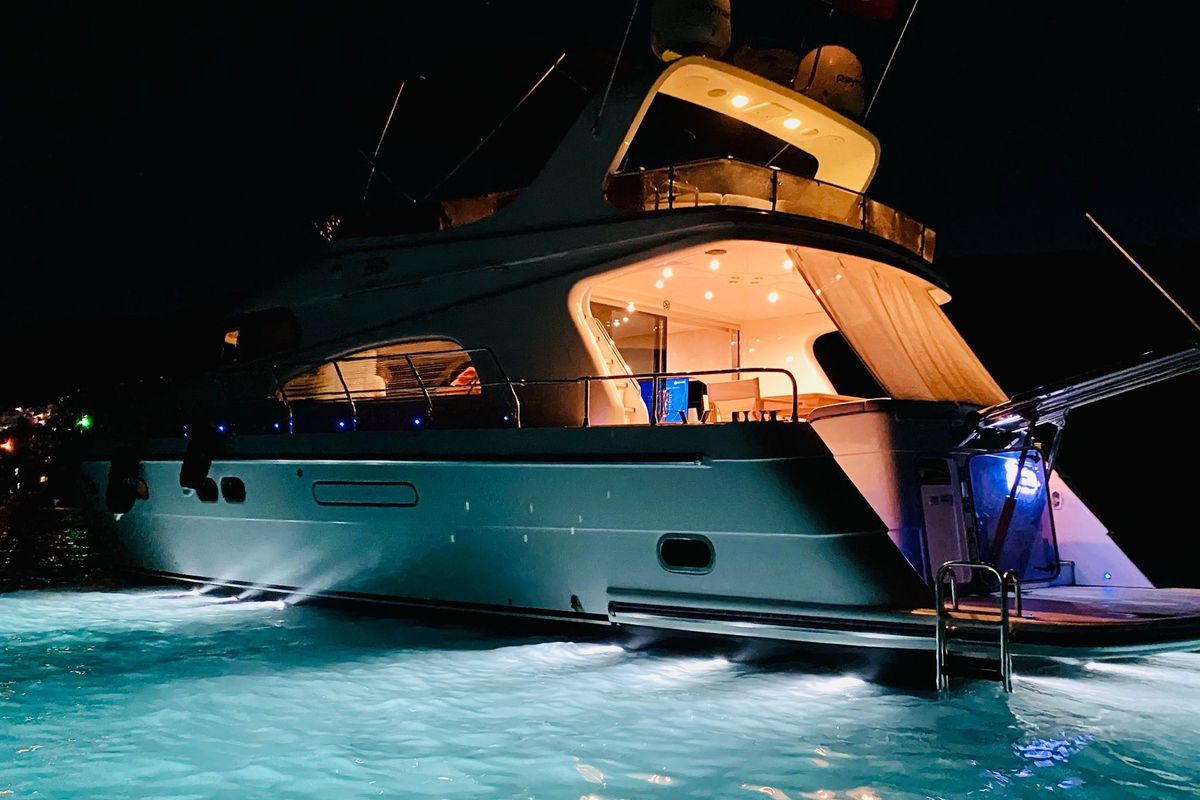 Exterior view of ZEUS, a Gulet Custom built 183 yacht at Bodrum, Turkey
