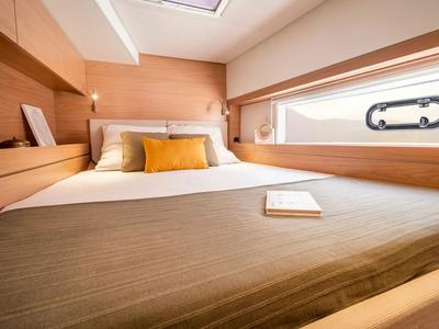 Cabin on OLIVIA, a Bali 4.4 catamaran at Sant Antoni de Portmany, Spain