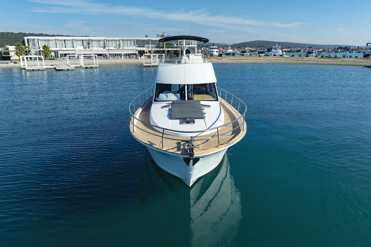 Exterior view of KATANA, a Beneteau Antares 13,80 yacht at Općina Sukošan, Croatia