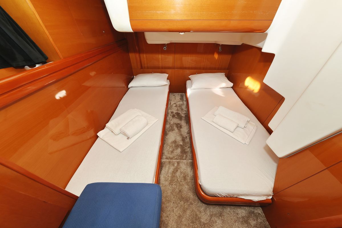 Cockpit of KATANA, a Beneteau Antares 13,80 yacht at Općina Sukošan, Croatia