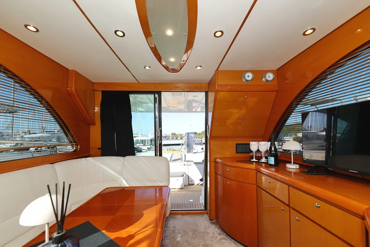 Cockpit of KATANA, a Beneteau Antares 13,80 yacht at Općina Sukošan, Croatia