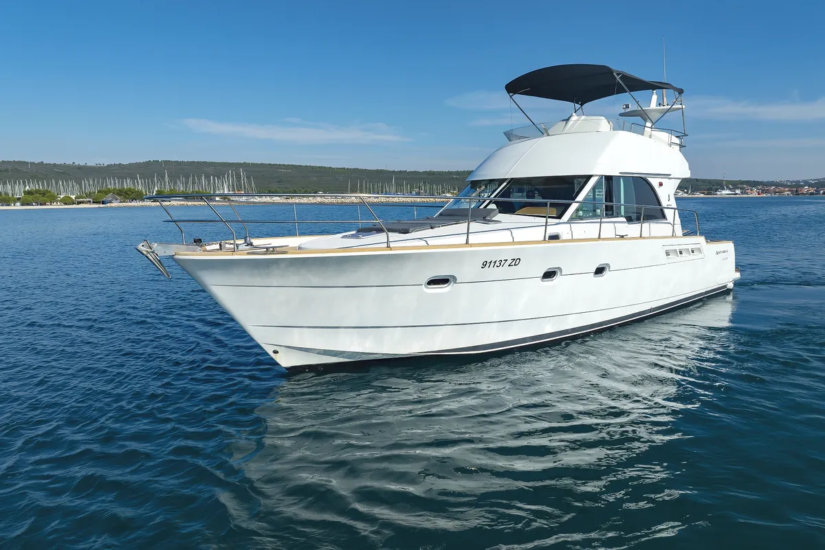 Exterior view of KATANA, a Beneteau Antares 13,80 yacht at Općina Sukošan, Croatia