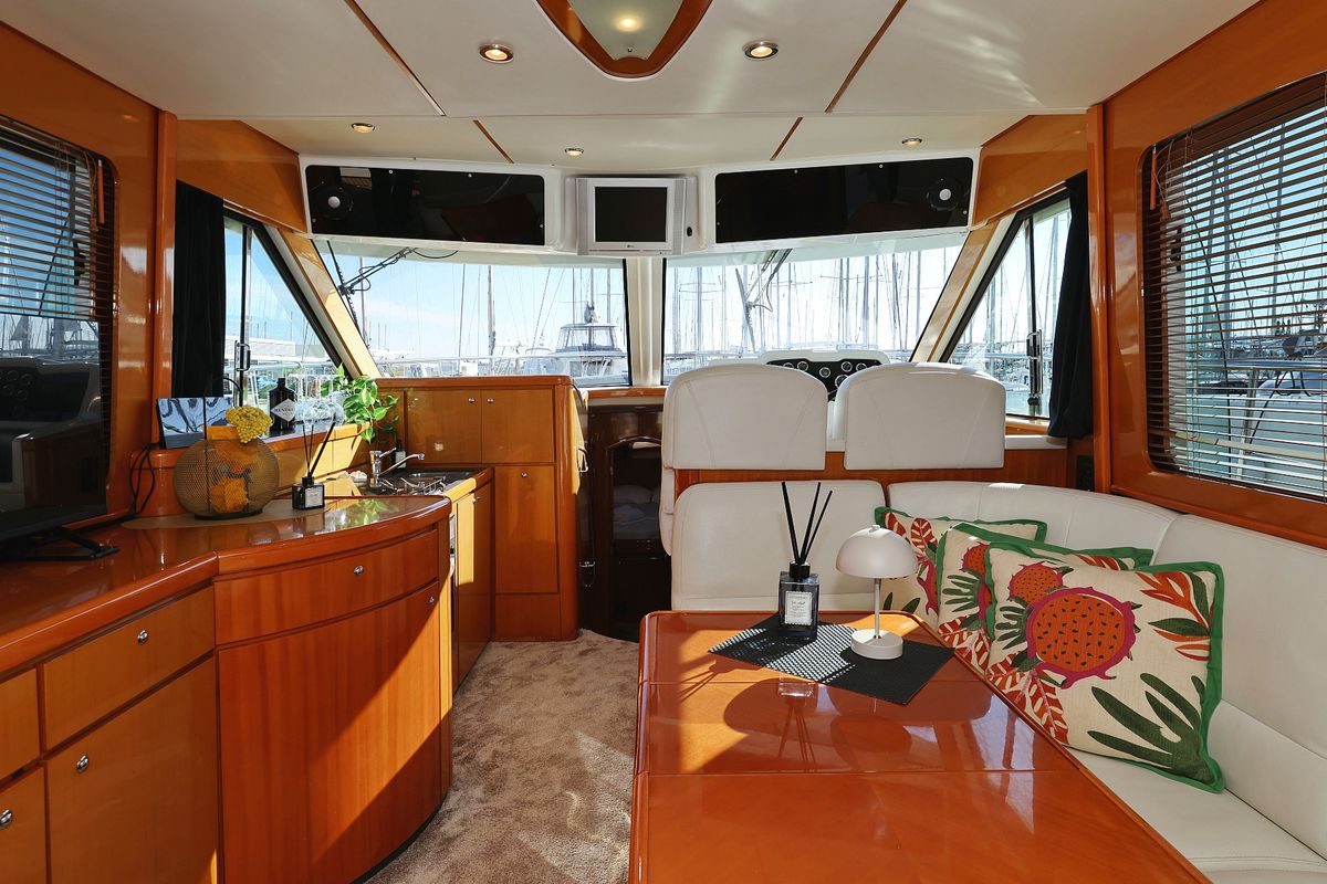 Cockpit of KATANA, a Beneteau Antares 13,80 yacht at Općina Sukošan, Croatia