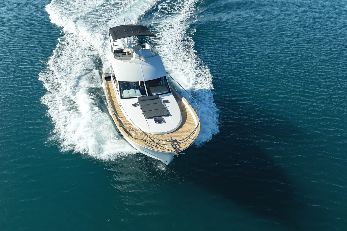 Exterior view of KATANA, a Beneteau Antares 13,80 yacht at Općina Sukošan, Croatia