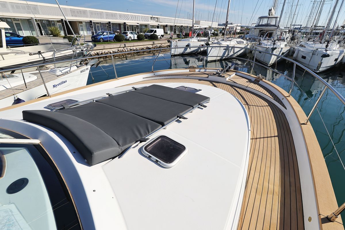 Deck of KATANA, a Beneteau Antares 13,80 yacht at Općina Sukošan, Croatia