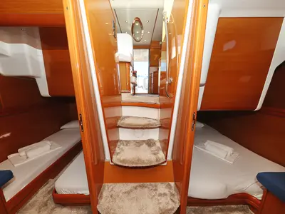Salon of KATANA, a Beneteau Antares 13,80 yacht at Općina Sukošan, Croatia