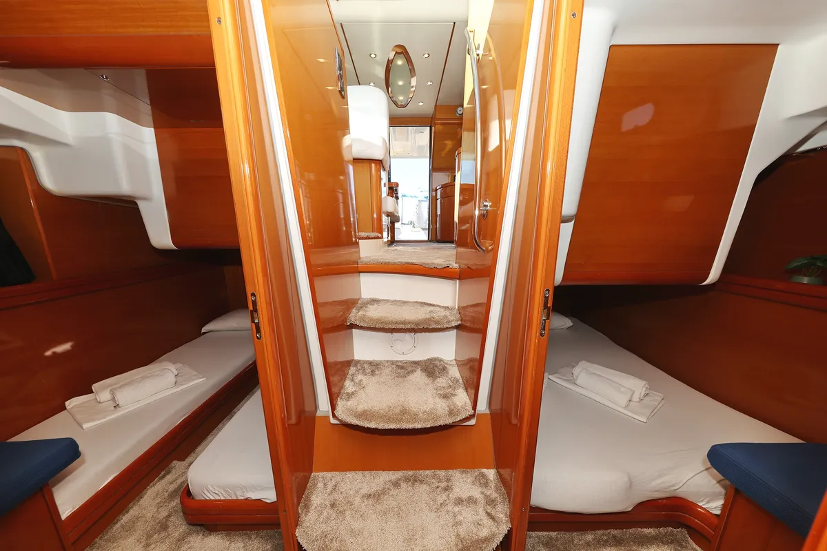 Salon of KATANA, a Beneteau Antares 13,80 yacht at Općina Sukošan, Croatia