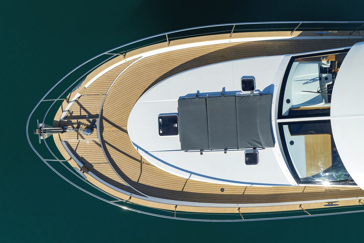 Deck of KATANA, a Beneteau Antares 13,80 yacht at Općina Sukošan, Croatia