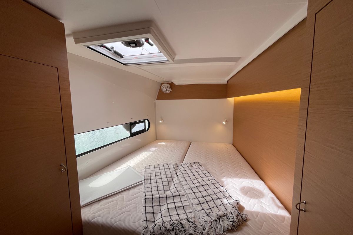 Cabin on Saona, a Excess 11 catamaran at Ibiza, Spain
