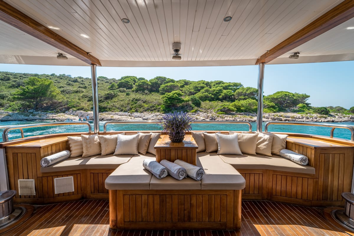 Riva, a Gulet Motoryacht yacht at Split, Croatia