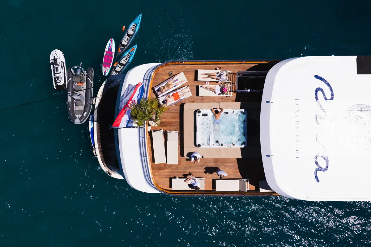 Riva, a Gulet Motoryacht yacht at Split, Croatia