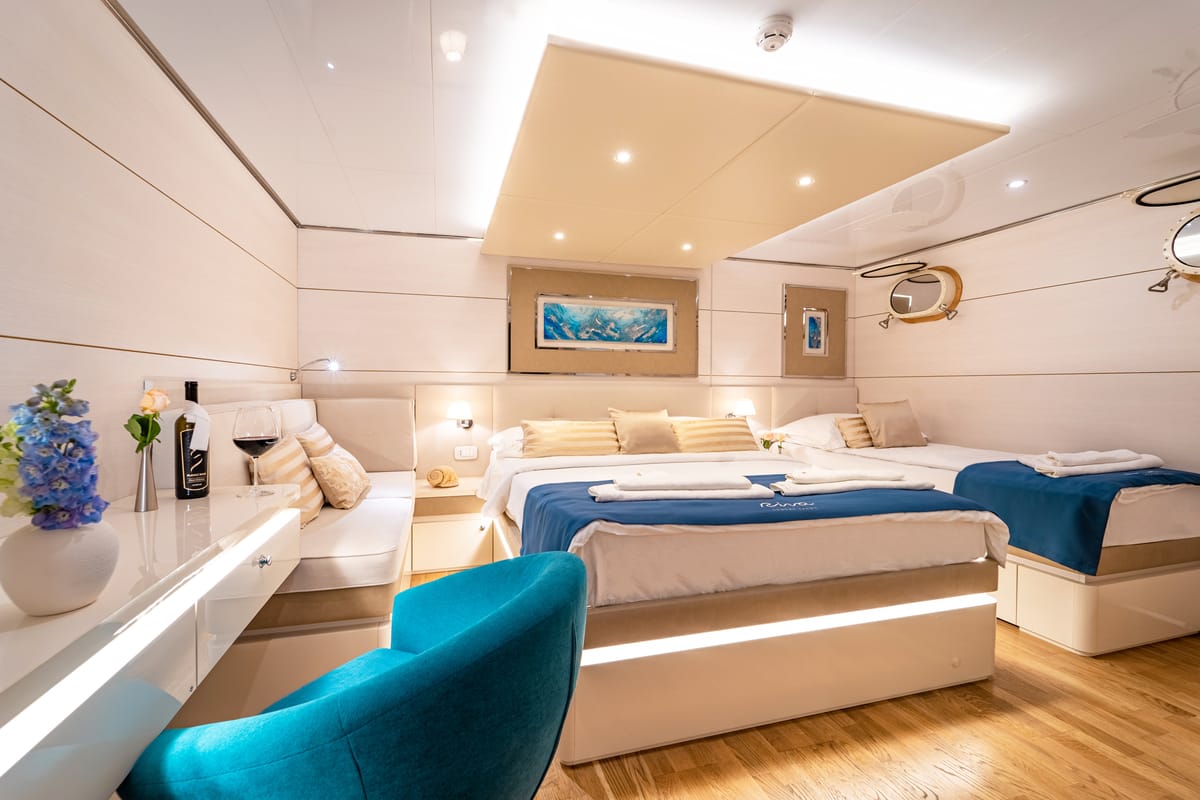 Riva, a Gulet Motoryacht yacht at Split, Croatia