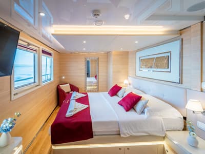Cabin on Riva, a Gulet Motoryacht yacht at Split, Croatia