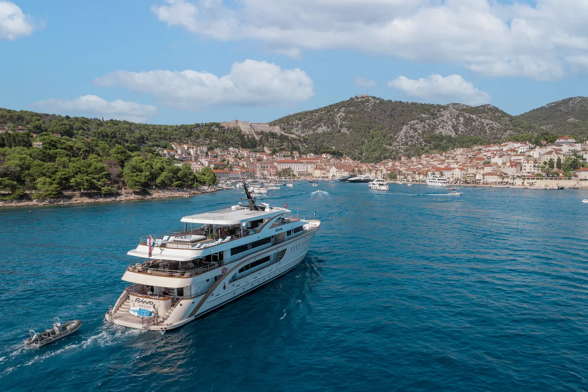 Exterior view of Riva, a Gulet Motoryacht yacht at Split, Croatia