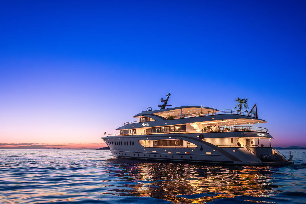 Exterior view of Riva, a Gulet Motoryacht yacht at Split, Croatia