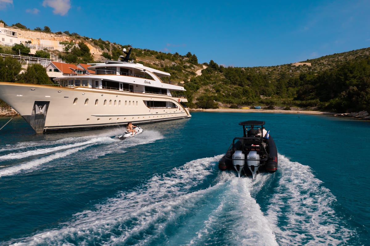 Exterior view of Riva, a Gulet Motoryacht yacht at Split, Croatia