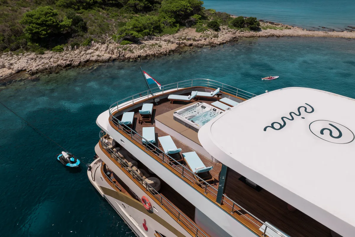 Exterior view of Riva, a Gulet Motoryacht yacht at Split, Croatia