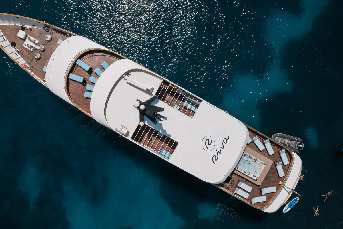 Exterior view of Riva, a Gulet Motoryacht yacht at Split, Croatia