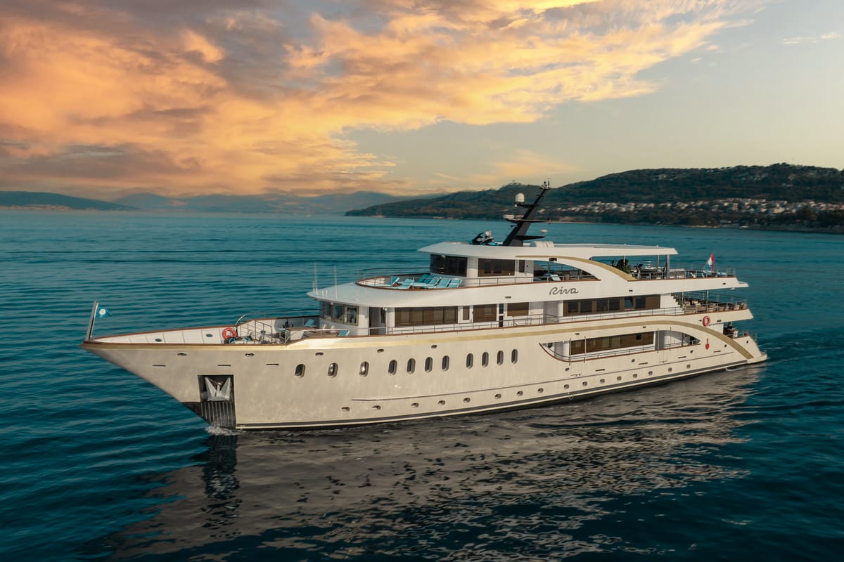 Riva, a Gulet Motoryacht yacht at Split, Croatia