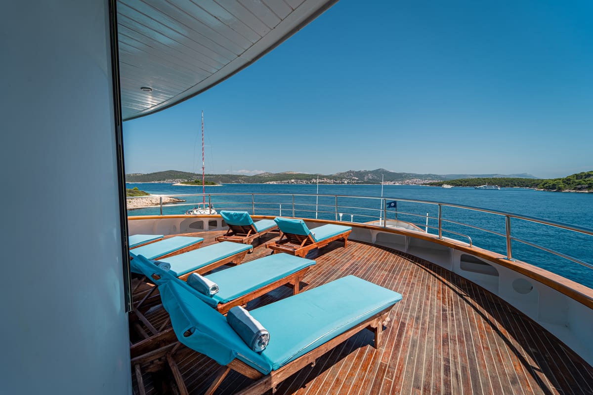 Riva, a Gulet Motoryacht yacht at Split, Croatia
