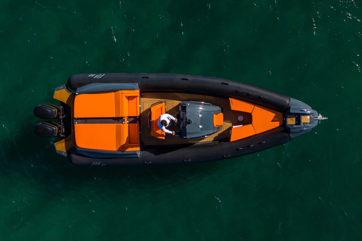 Floor plan of Viviana, a Gulet Panamera PY90 motorboat at Lavreotiki Municipal Unit, Greece