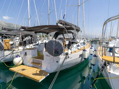Marita, a Elan Impression 45.1 sailboat at Grad Kaštela, Croatia