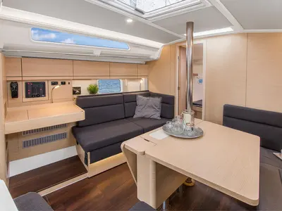 Salon of Beatrice, a Hanse Yachts Hanse 388 sailboat at Betina, Croatia