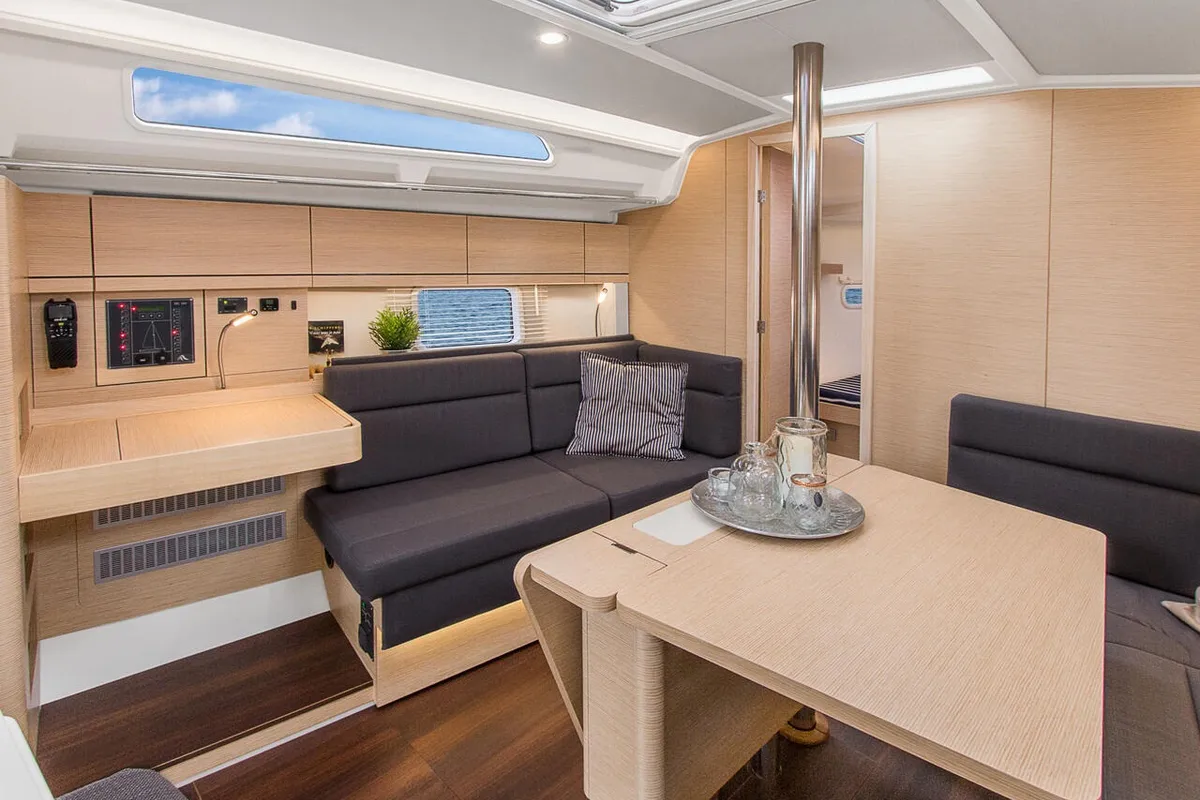 Salon of Beatrice, a Hanse Yachts Hanse 388 sailboat at Betina, Croatia