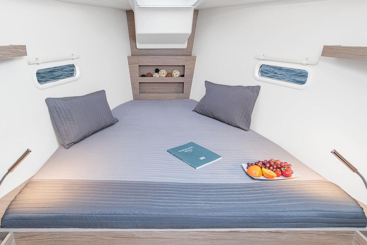 Cabin on Beatrice, a Hanse Yachts Hanse 388 sailboat at Betina, Croatia