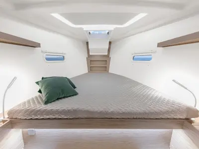 Cabin on Beatrice, a Hanse Yachts Hanse 388 sailboat at Betina, Croatia