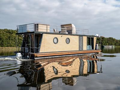 Liberty, a Woma D13 motorboat at Fürstenberg/Havel, Germany