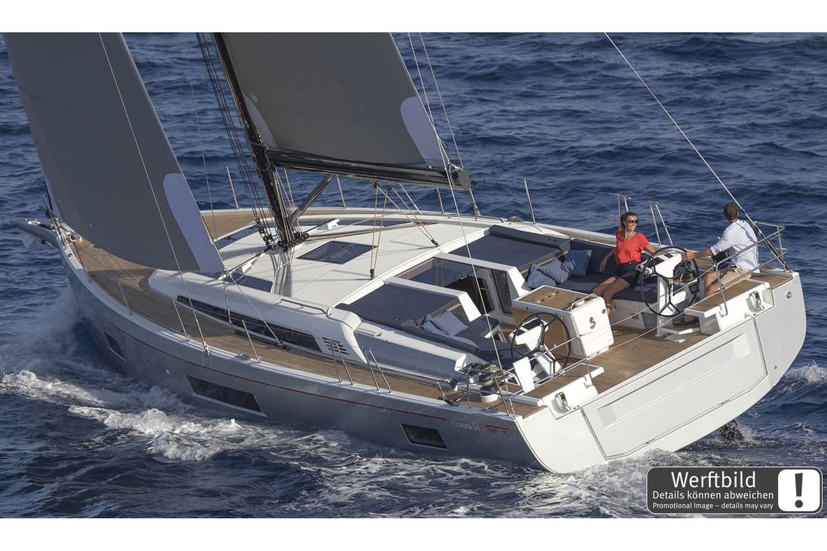 Flipper, a Beneteau Oceanis 51.1 sailboat at Palma de Mallorca, Spain
