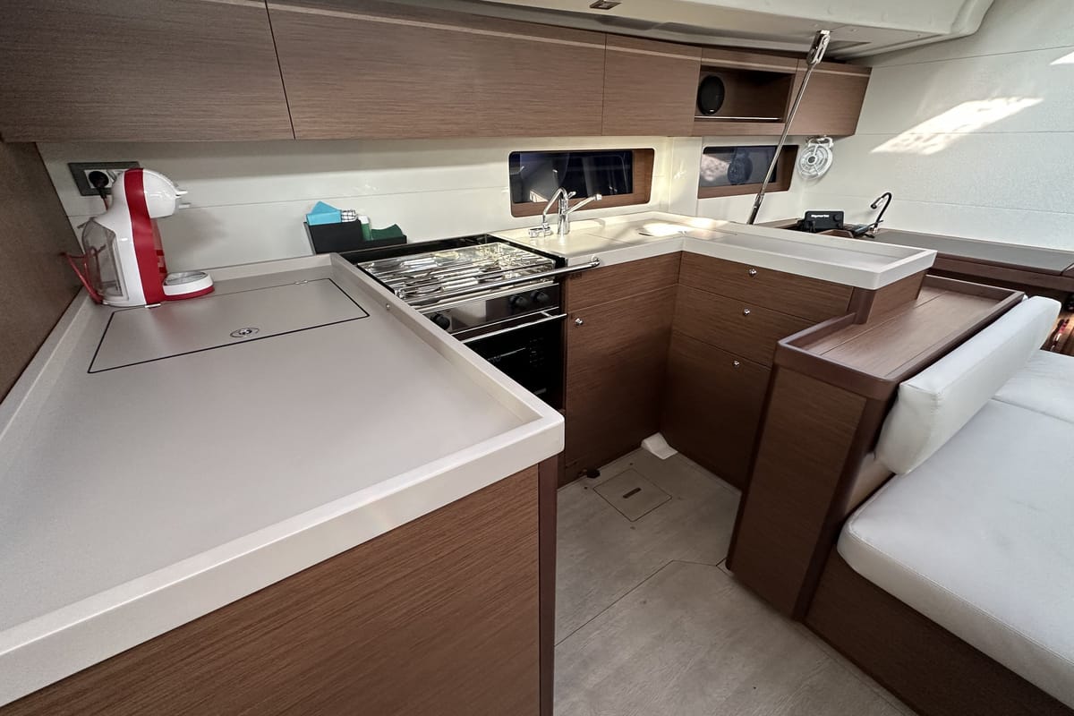 Flipper, a Beneteau Oceanis 51.1 sailboat at Palma de Mallorca, Spain