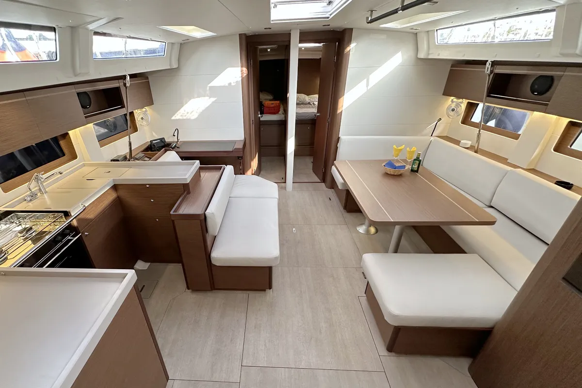 Flipper, a Beneteau Oceanis 51.1 sailboat at Palma de Mallorca, Spain