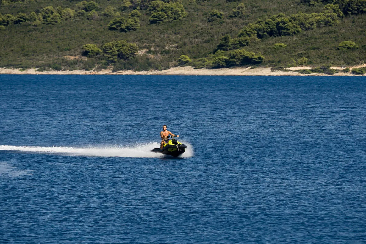 Amber One, a Sunreef Yachts Sunreef 70 Power catamaran at Grad Kaštela, Croatia