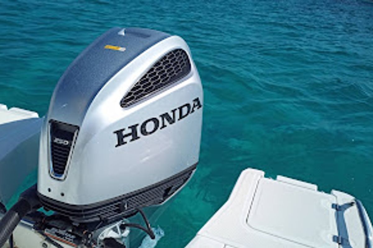 Comfort, a Gulet Ayros 24 motorboat at Ibiza, Spain